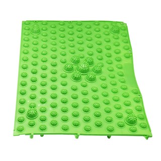 樂居家 一般款腳底按摩器 (按摩板 指壓板 按摩地墊 足底按摩 穴道按摩 健康步道) 綠色 37*27.5*3CM, 4個