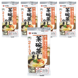 Yamaki 雅媽吉 茶碗蒸高湯 3入 鰹魚和昆布風味, 45ml, 5袋