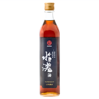 真老 純小磨白麻油 白芝麻 (純素), 500ml, 1瓶