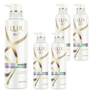 LUX 麗仕 洗髮乳 柔亮強韌, 750g, 5瓶