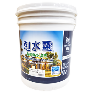 KINGCAT 剋水靈屋頂防水塗料 K1-423 天空藍 5加侖, 1桶