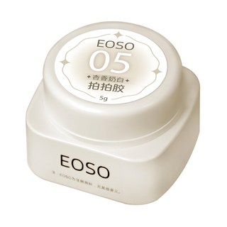 EOSO 拍拍膠, 5g, 05 杏香奶白, 質地細膩柔滑，輕鬆打造持久亮麗的美甲, 1罐