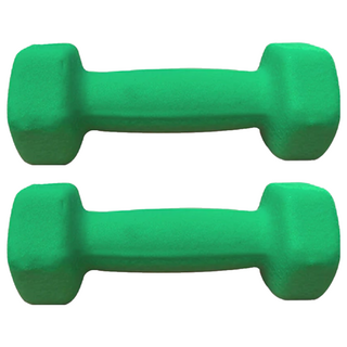防滑塑身啞鈴 隨機不挑色, 1.5kg, 2個