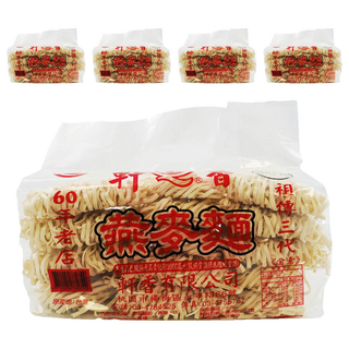 軒香李家 燕麥麵 添加燕麥 口感豐富 簡單方便 家庭必備, 900g, 5包