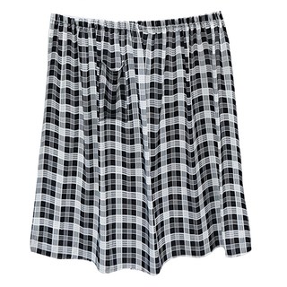 機車防曬裙 聚酯纖維材質 適用身高150-175cm 建議體重40-80kg, 85 x 65cm, 黑色格子, 1件