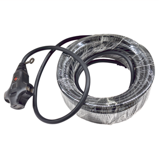 ADAMOUTDOOR 戶外延長動力線 ADPW-EC15M AC 125V 15A 1650W Max, 15m, 黑色, 1條