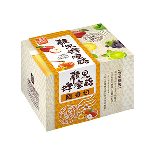 醋桶子 果醋隨身包 蘋果蜂蜜醋, 330ml, 1盒