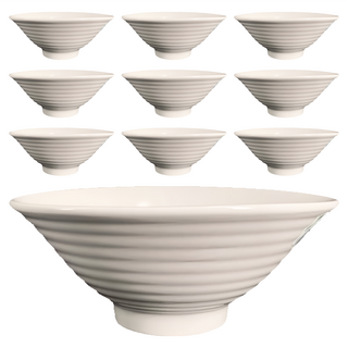 TATUNG 大同磁器 丼飯碗 7.5英吋 10個入 陶瓷 日式, 1組