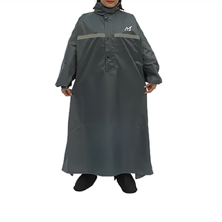 Moto cap 鈦鴻 太空套頭半開連身雨衣 雙側開 可加大 可背包 M305
