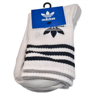 adidas 愛迪達 3STR運動襪 基本款 CREW SOCK, IJ0733, 3雙