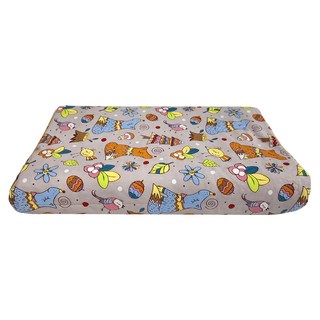 Annette 100%天然兒童乳膠枕頭 枕芯可拆洗, 開心狐狸, 43 x 26cm