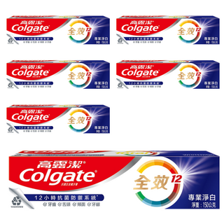 Colgate 高露潔 全效專業淨白牙膏, 150g, 6條