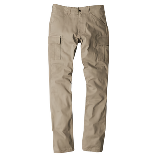 GLADIATOR 彈性工作長褲，復古風格腰帶，耐用的樣式雙縫線，防止跨部撕裂, L, 卡其色