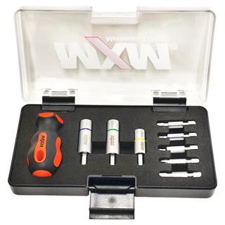 MXM TOOLS 水電系列定扭力9件組 - 航空級綜合金鋼材質，台灣製造, MI09TQ1, 1組
