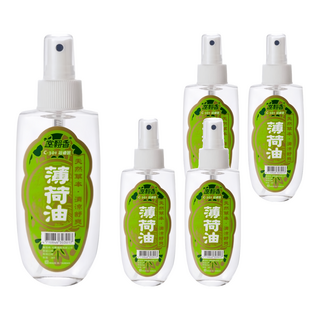 室翲香 天然薄荷油 C-301 超值裝 天然草本 清涼舒爽, 100ml, 5瓶, 薄荷