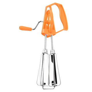 不鏽鋼手搖攪拌器 PP材質手柄 省時省力 多用途, 顏色隨機, 1個
