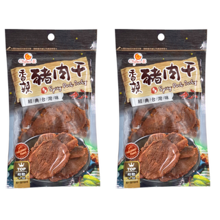 Chiao-E 巧益 香辣豬肉干, 2包, 100g