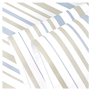 WA. WALL ART 歐風防水自黏壁紙 藍灰條紋, 60 x 300cm