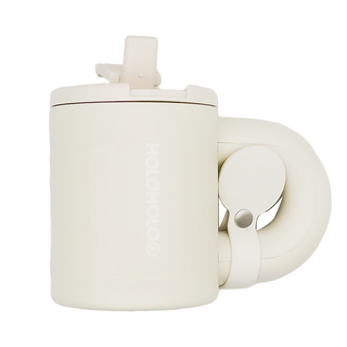 HOlOHOlO BAO CUP 不鏽鋼包包杯 380 ml, 米白色, 1個