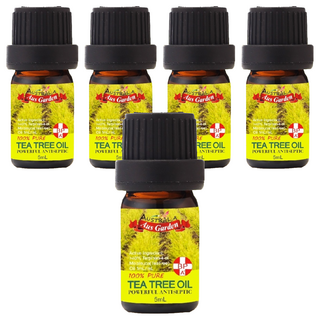 Aus Garden 澳維花園 澳洲經典茶樹精油, 5ml, 5瓶