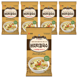 Sempio 膳府 蛤蜊刀削麵, 100.3g, 5包