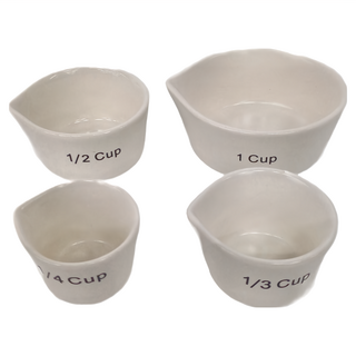 Architec TSP 烘焙陶瓷量杯4件組, 米白色, 1組