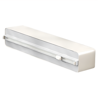 ANTIAN 磁吸式可壁掛保鮮膜切割器, 白色, 廚房收納好幫手, 1個