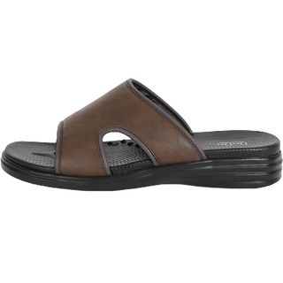 Dodo Partners 男士雙層氣墊柔軟拖鞋, 棕色, 270