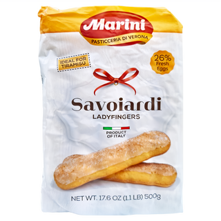 Marini 馬諾尼 Savoiardi 手指餅乾，26%新鮮雞蛋，義大利產品，提拉米蘇理想之選, 500g, 1包