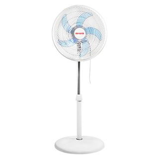 aiwa 愛華 14吋 USB DC風扇, 三檔風速, 伸縮桿設計, 大角度調整擺頭, DF-A1423U, 1個