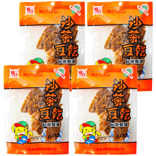 德昌 沙茶豆乾 台灣製造, 4包, 60g