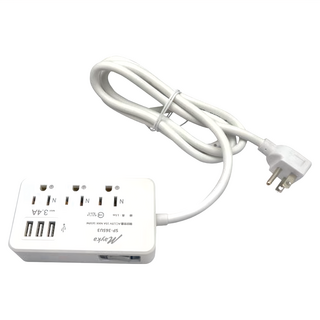 Mayka 明家 延長線 3 USB插孔 防雷擊保護, 1.5m, SP-365U3-5, 1條