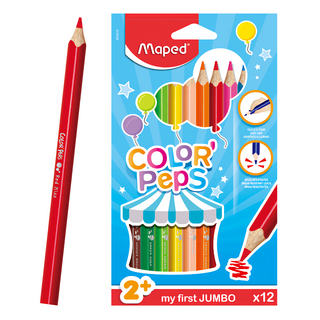 Maped 幼兒大三角 Color'Peps 鉛筆 12色, 5mm筆芯, 1盒