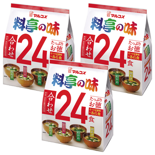 Marukome 綜合味噌湯 Set 4種口味 x 6包, 432g, 3袋