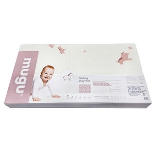 mugu 沐咕寶貝 輕巧無毒折疊地墊, 粉紅獨角獸