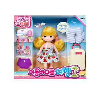 MIMI WORLD 迷你MIMI 海灘旅行組 Set 帶著行李箱去海邊, 1入