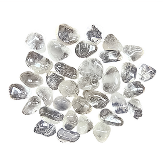 紅運當家 天然招財白水晶碎石Set，祈福許願佳品，改善風水，增強能量，聚福圓滿, 粗顆粒, 1組