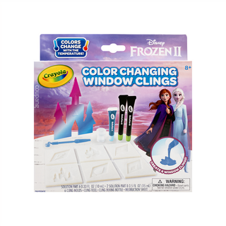 Crayola 繪兒樂 感溫變色窗飾DIY, 冰雪奇緣2, 1組