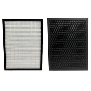 PUREBURG 淨博 白色 HEPA + 黑色前置蜂巢狀活性碳濾心 小敏系列 適用Honeywell HPA-710 /HAP-710 HAP-710WTW HAP-710WTWV1, 1組, 710-01