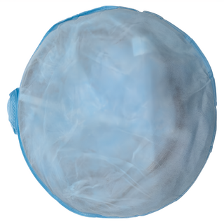 雲朵邊蒙古包 無底 網紗/滌綸/高彈力鋼絲支架, 200 x 180cm, 淺灰色