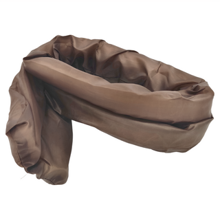 E.dot 可裁式門縫擋 咖啡色 外罩90x13.5cm 泡棉80x直徑3cm, 1個