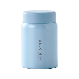 OSLO 迷你保溫食物罐 280ml 熱和冷, 天空藍, 1個