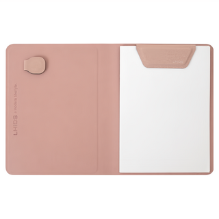 LHiDS 四季系列磁吸收納筆記本，優質皮革，纖細手感，左右手皆適用, A6 春日玫粉, 1本