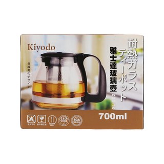 Kiyodo 雅士達玻璃壺, GL-002, 700ml, 1個