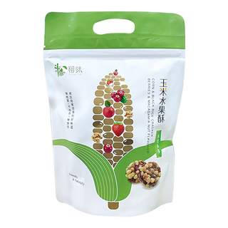 True Life 粗味 玉米水果酥 8包, 18g, 1袋