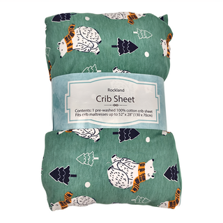 La Joie 喬依思 Rockland 純棉彈性床包, L(130 x 70cm), 北極熊熊, 1個