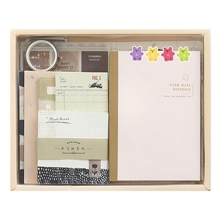 Hayeongine 手帳裝飾套組, 淺褐色, 1組