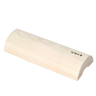 Ulim Pyunbaek 高級扁柏木頸枕, 中 300 x 120 x 60mm, 原木色