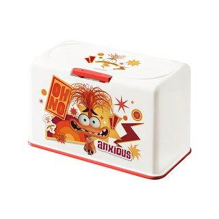 收納王妃 50入腦筋彈簧收納盒, 阿焦 白色, 1個