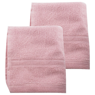 non-no 儂儂 細柔浴巾 棉紗 吸水快乾 親膚 雙股紗織造 五星飯店推薦 台灣製造, 粉色, 2條